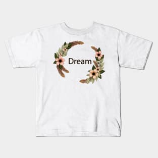 Dream Flower Vintage Kids T-Shirt